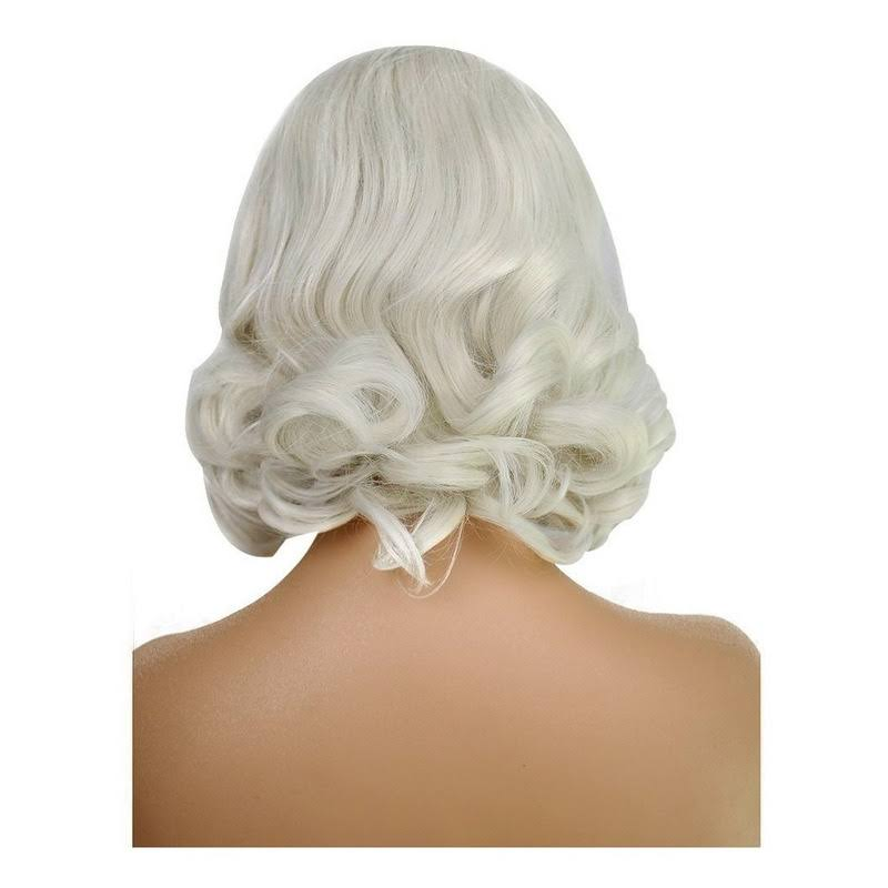 White Lovely Fluffy Lace Front Curls