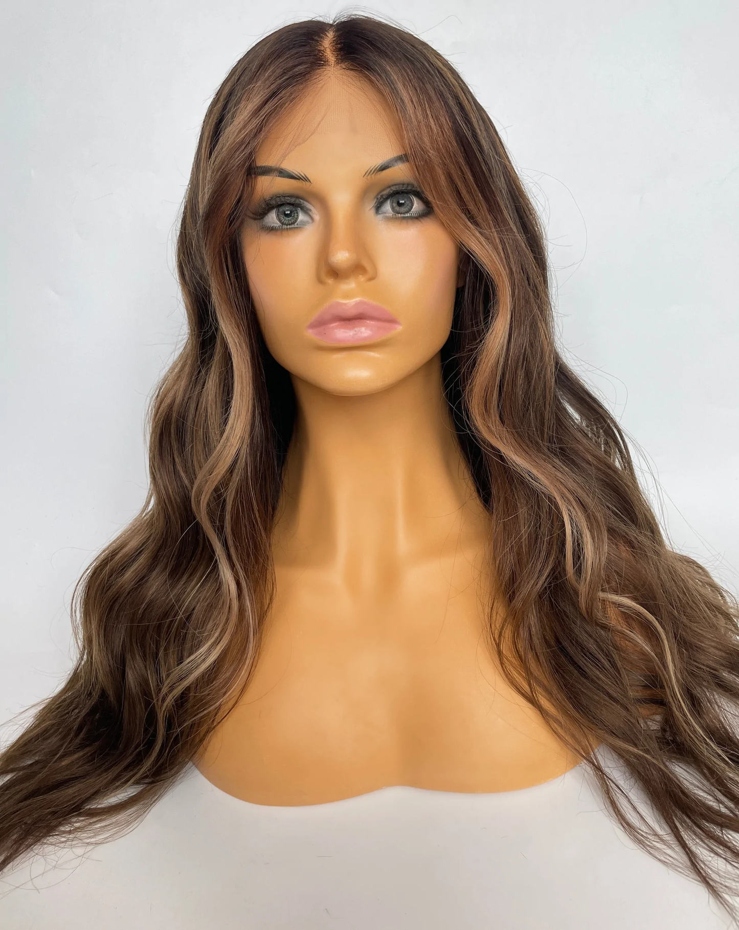 New brown gradient long hair