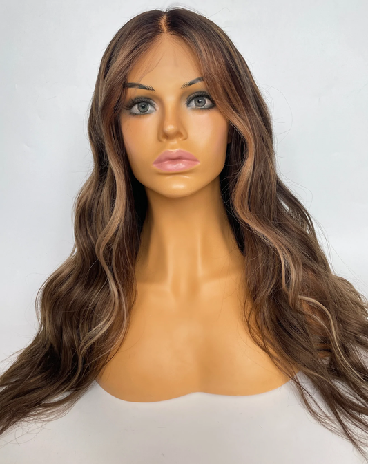 New brown gradient long hair