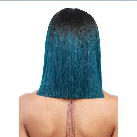 Malachite green Party straight wig