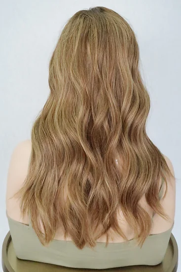 2023 New Brown Wavy Wig