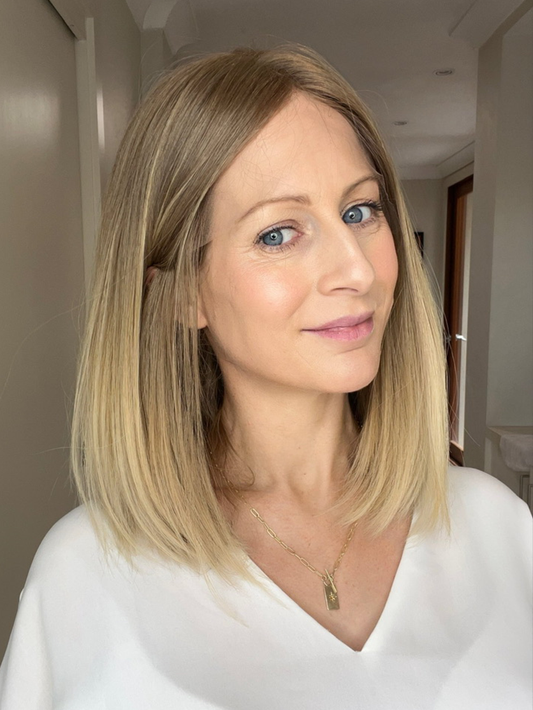 New Natural Blonde Medium Straight Hair