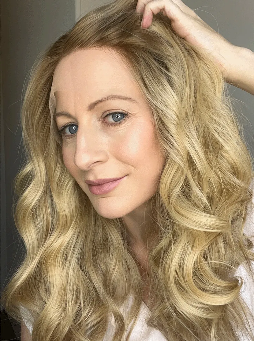 Fashion Cream Blonde Ladies Wig