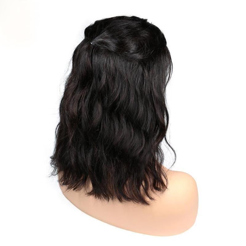 Black Lace front wig 100% Human Virgin