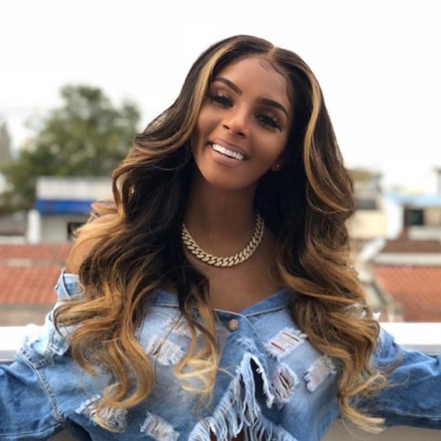 Blonde Popular style Wig