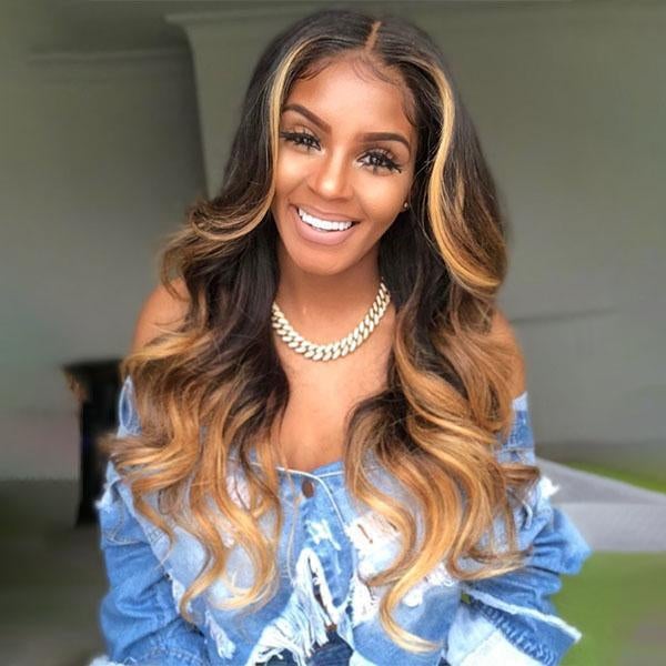 Blonde Popular style Wig